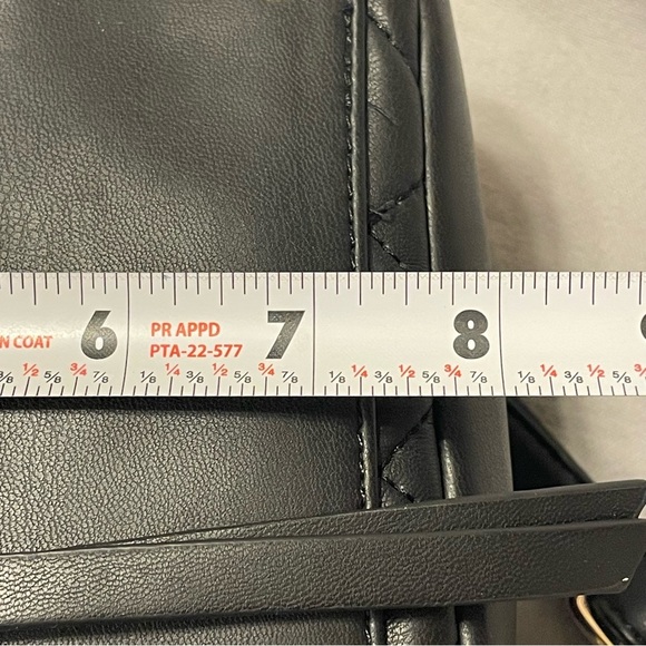 G BY GUESS GBG Quilted Mini Bag Backpack in Black - Picture 7 of 7